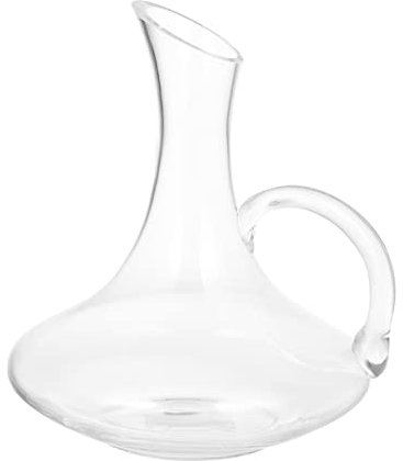 TOPBATHY Decantador De Vino De Vidrio Sin Con Asa Dispensador Rápido Diseño Moderno y Elegante Hogar Adecuado Para y Whisky