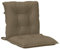 vidaXL Niedriglehner Auflagen 2 STK., Polster Kissen für Gartenmöbel, Stuhlauflage Sitzauflage für Gartenstuhl, Gartenstuhlauflagen, Melange Taupe 100x50x7cm Stoff