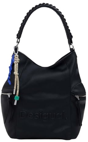 Desigual zaino per il tempo libero Arica Half Logo Backpack Big Black nero