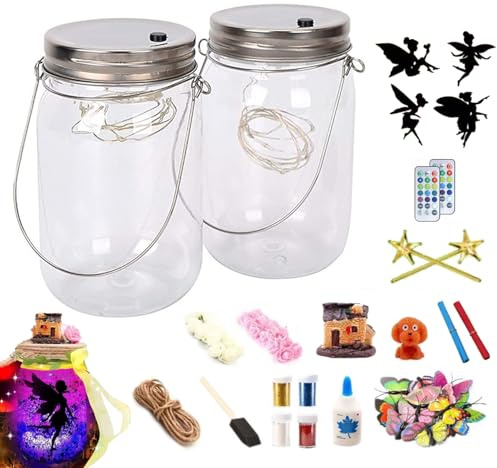 Lanterne Féerique - Jouet Lanterne Magique - Projet Artistique d'Activité pour Filles 6 Ans et Plus pour Anniversaire Fête Scolaire Noël