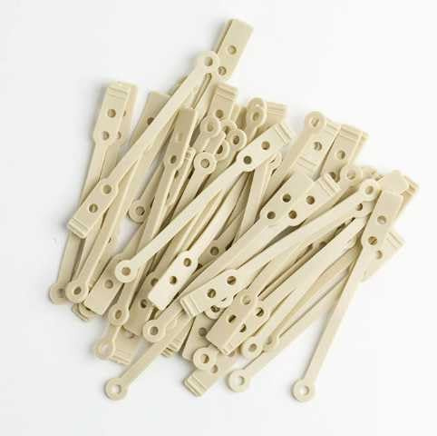100 Elastici Perm, 6 Pezzi Di Fermagli Per Tinture Per Capelli Bianchi, Accessori Per Parrucchieri, Bigodini Elastici, Adatti Per Saloni Domestici E Parrucchieri.