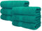 Betz 6 Stück Saunatücher XXL Badetuch Liegetuch Strandlaken Saunahandtuch Premium Frottee 100% Baumwolle Größe 70 x 200 cm Farbe smaragdgrün