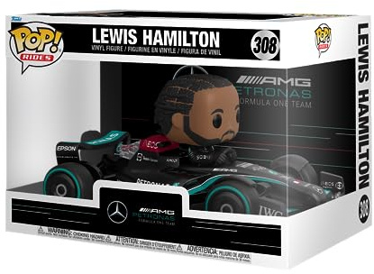 Funko Pop! Ride Super Deluxe: F1 Mercedes Lewis Hamilton - Mercedes-Benz - Vinyl-Sammelfigur - Geschenkidee - Offizielle Handelswaren - Spielzeug Für Kinder und Erwachsene - Sports Fans