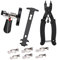WUWUSU Kettennieter Fahrrad, Kettenzange, Kettenschloss Zange und 4 Paar Fahrradketten Nieten Fahrradkette Reparatur Set 2.0 für 6-12 Fach Fahrradkette Werkzeug