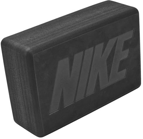 Nike Yoga Block Yoga Block Fitness Yoga Accessory Support Balance Training, Anthracite/Anthracite, 7,6 x 15,2 x 22,9 cm