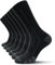 TANSTC Merino Socken Herren, Winter Socken Herren 47-50 Outdoor & TrekkingSocken, Wollsocken, Atmungsaktiv & Anti-Blasen Warm Dicke Gepolstert Thermosocken für Herren, Damen, 3 Paar