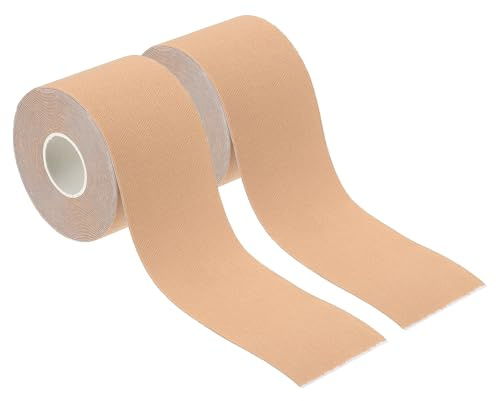 PATIKIL 32.8ft x 2 Inch Ruban De Cerceau Aérien, Ruban Athlétique Adhésif Anti-Dérapant Ruban De Prise Pour Yoga Cerceau du sport Pour Enveloppement Exercices Gymnastique, Peau Claire