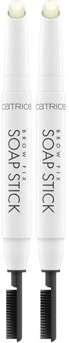 Catrice Cosmetics Brow Fix Stick Sapone Sopracciglia, definizione, correttore, risultato istantaneo, traslucida, 1 g (Confezione da 2)