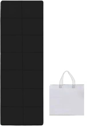 Alfombra de Yoga Plegable para Viaje - Tapete Antideslizante para Fitness de 6 mm | Colchoneta Ligera de Yoga Plegable con Bolsa de Almacenamiento para Viajes Casa Exteriores Estudio Entrenamiento - P