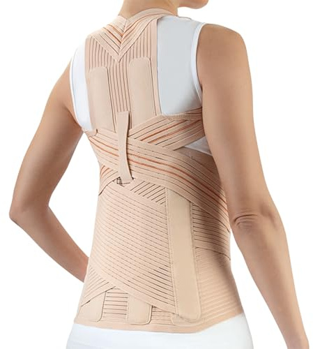 Orliman faja dorsolumbar semirrígida Lumbitron LT-320. Faja lumbar ortopédica y cinturón lumbar para soporte de espalda y columna. Ideal como faja para espalda y columna (TALLA 7 (130-140CM))