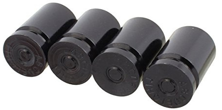 TOMALL Reifen Ventilkappen schwarz Bullet Shell für Motorräder Vans ATV