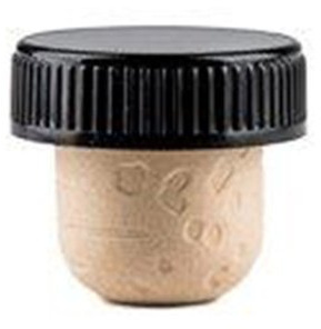 North Mountain Supply - TCSY-12 Bar Top Tasting Corks - Synthetic Cork with Plastic Tops - Bag of 12