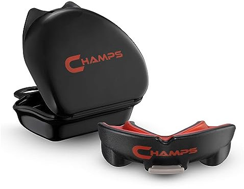 Champs MMA Atmungsaktiver Box-Mundschutz - Zahnschutz mit Luft-Löchern für Boxen, Jiu Jitsu, Muay Thai, Ringen und andere Kampfsportarten - Passgenauer Halt durch Boil and Bite