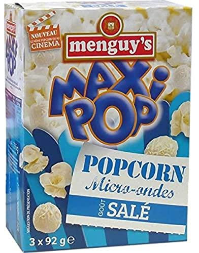Menguy's Pop corn Micro-ondes Sale - Les 3 sachets de 92g