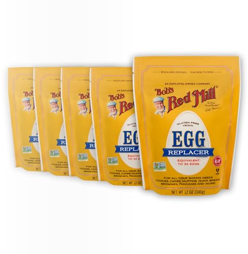 Bob's Red Mill - Gluten Free, Vegan, Egg Replacer, Non-GMO, Equivalent to 34 Eggs, 340g Pouch