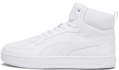 Puma Unisex Adults Puma Caven 2.0 Mid Sneakers, Puma White-Puma Silver, 9 UK