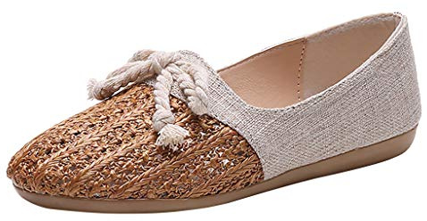 Women's Pumps Shoes - Flat Heel Shoes Women's Ballet Flats Shoes Classic Flat Low Shoes Elegant with Laced Bow Ballet Flat Elegant Flat Shoes Soft Comfortable Women's Shoes