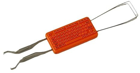 Ukbzxcmws Metall-Tastenkappen-Abzieher, Edelstahldraht, Tastenkappen-Entferner für mechanische Tastatur, Tastenwerkzeug zur Fixierung von Tastatur-Tastatur-Tastenentfernern