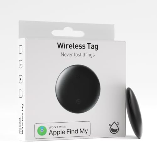 Smart Tag, Schlüsselfinder Koffer Tracker kompatibel mit Apple Wo ist? APP [nur iOS], Key Finder Smarttag für Auto,Koffer,Brieftasche,Fahrrad,Schlüssel,iPhone IP68 Wasserdicht (1 Pack)