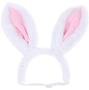 HOOLRZI Haarreif mit Kaninchenohren, dekorativ, Festival, Hund, Kopfschmuck für Haustier-Fotoshootings