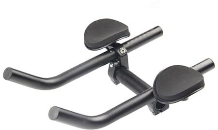 TT Handlebar - Aluminum Alloy Rest Bar, Lightweight Aero Cycling Accessory, Ergonomic Arm Support | Road Bike Time Trial Handlebar Extension for Racing Training Long Distance Riding