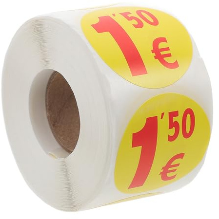 jojofuny Rulle Prisetiketter Klistermärken För Stormarknad Rea Småföretag Klistermärken Färgglada Prisskyltar För Detaljhandel Och Marknad