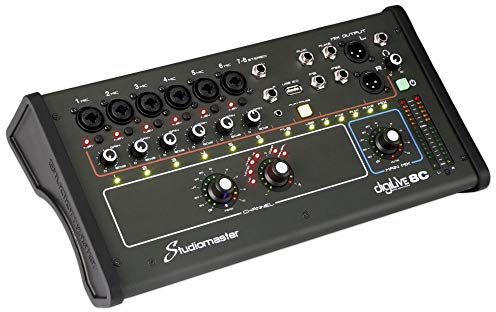 Studiomaster DigiLive 8C 8 Input Digital Mixer