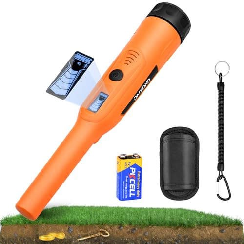 Dmyond Metal Detector Pinpointer for Adults & Kids, Waterproof Handheld Pin Pointer Wand, Hight Sensitivity 3 Modes Pinpointing for Finder Probeor Gold, Coins, Detecting Treasure Hunting