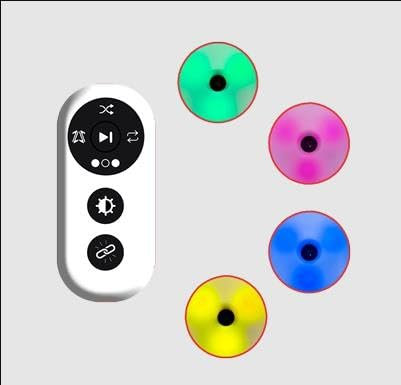 Physiotherapie Agile Reaktion Geschwindigkeit Trainingsgerät – Verbesserung der Hand-Auge-Koordination mit Fernbedienung – 4 Modi & 4 Lichtfarben – körperliches Trainingsgerät