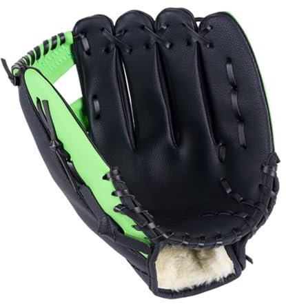 Gants de baseball avec cuir PU souple et épais pour enfant, adolescent, adulte, main droite/gauche