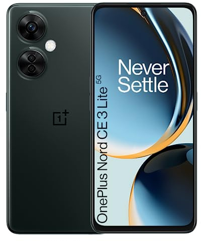 OnePlus Nord CE 3 Lite 5G, 8 GB + 128 GB, Grigio Cromatico (Reacondicionado)