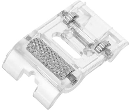 AUTSUPPL Leather Roller Presser Foot Sewing Machine Accessories for Domestic Machines, Sturdy Roller Foot Compatible Home Sewing, for Thick Material Stitching