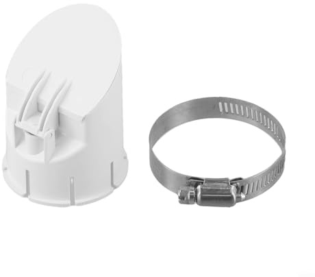 Tuyau d'évacuation en PVC de 50/75/110/160 mm, équipé d'une fermeture automatique pour éviter les obstructions et les insectes (50)