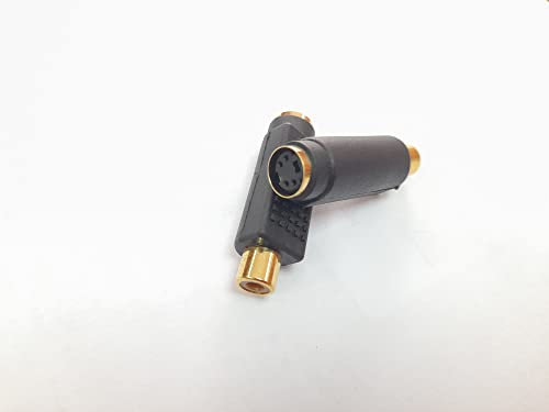 PIEFFELINE ADATTATORE PRESA FEMMINA RCA PRESA FEMMINA S-VIDEO 4 POLI S-VHS