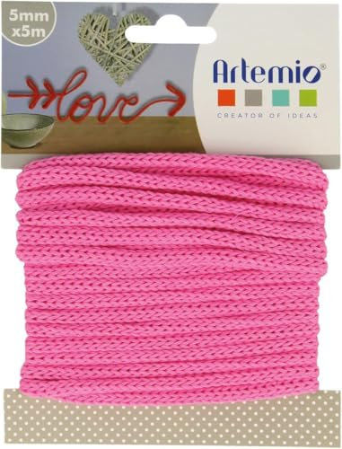 Artemio - Ovillo de Hilo para Tejer, 5 mm x 5 m, Color Fucsia