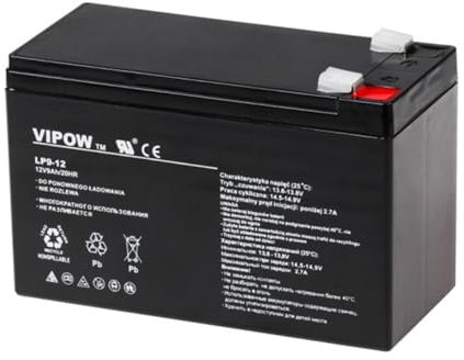 Vipow Gelakku AGM Gelakkumulator Ersatzbatterie Gel Akku Batterie (12V 9Ah)