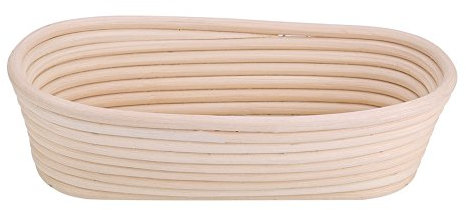 Brotgärkorb, Peddigrohr Handgemacht Gärkörbchen für Brotteig(28 * 14 * 8cm)