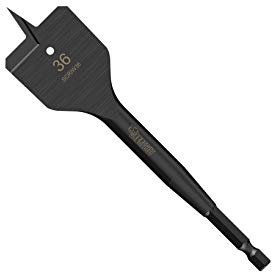 SabreCut SCRIW36_1 - Broca plana para madera (36 mm x 152 mm, compatible con Bosch Dewalt Makita Milwaukee y muchos otros)