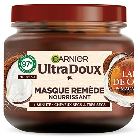 Garnier Ultra Doux Masque Remède Assouplissant lait de coco 340 ml