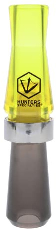 Hunters Specialties Hunting E-Z-E Plucker Short Reed Goose Call - Easy Blowing Polycarbonate Design Waterfowl Game Call