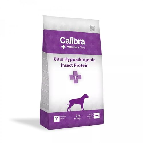 Nourriture vétérinaire sèche pour chien hypoallergénique CALIBRA VD Dog ULTRA Hypoallergenic INSECT 2kg