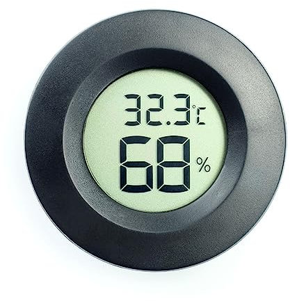WRIBZD LCD Digital Thermometer Hygrometer Indoor Room Electronic Temperature Humidity Weather Sensor for Home Station Gauge Meter moisture thermo-hygrometer Temperature embedded Hygrometer thermal me