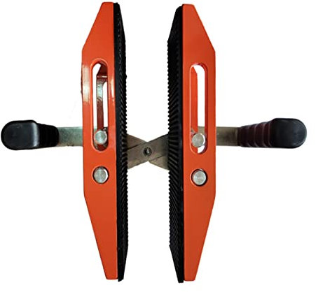 Colocador de juntas sin juntas, Par de abrazaderas de losa de piedra con doble costura sin costuras, herramienta de elevación de tijera de granito for granito, piedra, mármol, losa para granito, piedr