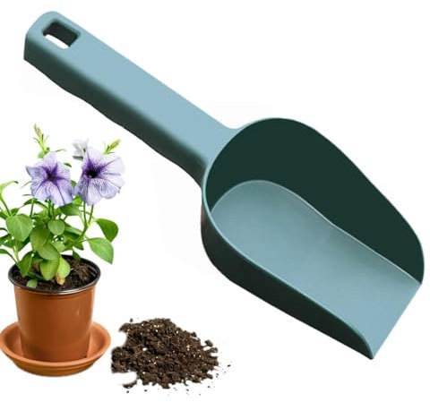 Kohlenschaufel - Starke Metall Kohlenschaufel | Ergonomische Gartenkelle Handschaufel | Rutschfest Handkelle Gartengerät | Metallschaufel Kamin Staub Ascheschaufel für Effiziente Gartenarbeit