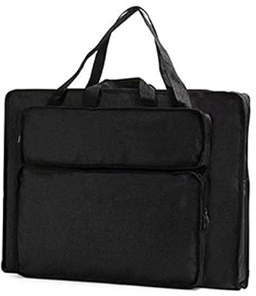 Sac de planche à dessin résistant à l'eau 4K/8K Art Carry Art Organiseur d'épaule pour artistes étudiants amateurs, Noir , 8k