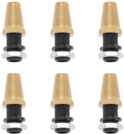 VILLFUL Sujetacables Metálicos de Cobre 6 Piezas Rosca M10 Diseño Retro y Seguro para Lámparas Colgantes para Bricolaje en Hogar Moderno