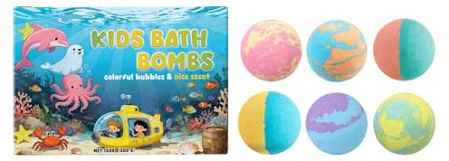 Bath Bubbles for Adults | Moisturizing Cleansing Salt Ball | Scented Foaming Bubble Bath - for Mom Wife Grandma Girls Youth Family Home Travel Men