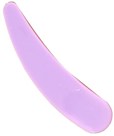 Cuchara de espátula cosmética Mini Cuchara cosmética Curvada Cuchara de Crema Facial de Maquillaje de plástico para Mezclar muestras
