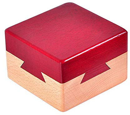 Amasawa Caja de Rompecabezas de Madera, Caja de Juguetes Creativa, Caja de Rompecabezas, Secreto Caja de Regalo Cerebro Madera Puzzle Adulto y Niño