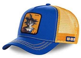 Capslab Son Goku Dragon Ball Z Blue Trucker Cap - One-Size